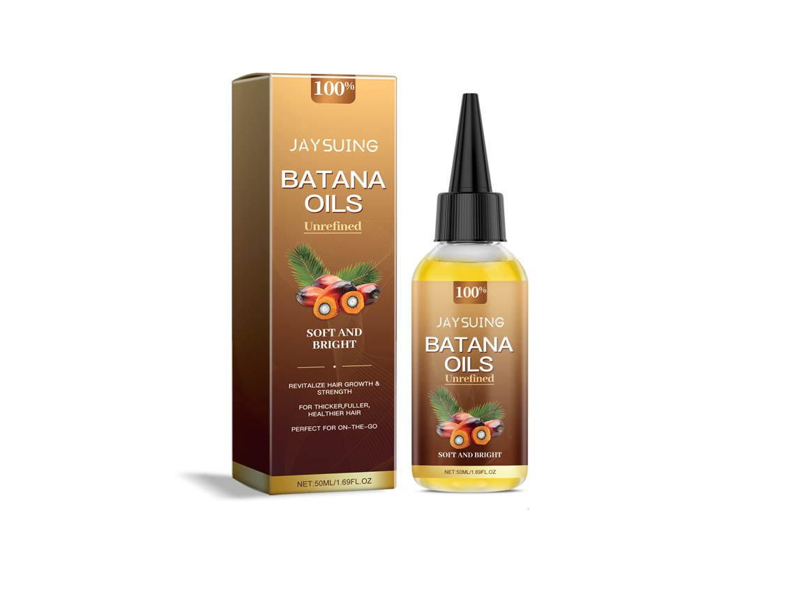 Aceite esencial de batana para el crecimiento y brillo del cabello.