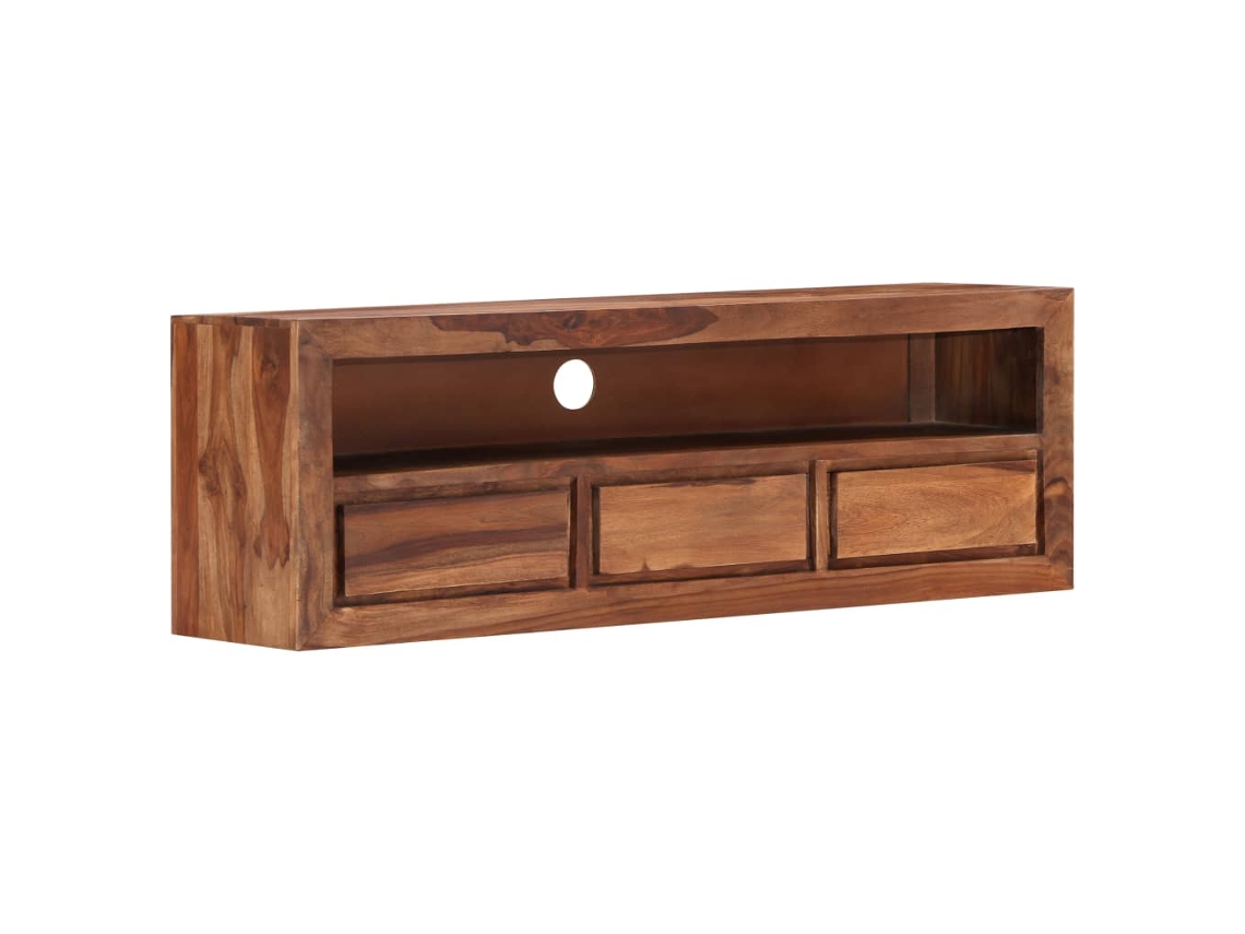 Mueble de Armario Tv 120X30X40 Cm Madera Sheesham Maciza