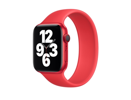 Correa para Apple Watch Series 9, 8 y 7 41 mm / SE 3 y SE 2, 6 y SE y 5 y 4 40 mm / 3 y 2 y 1 banda elástica de silicona de color sólido de 38 mm,