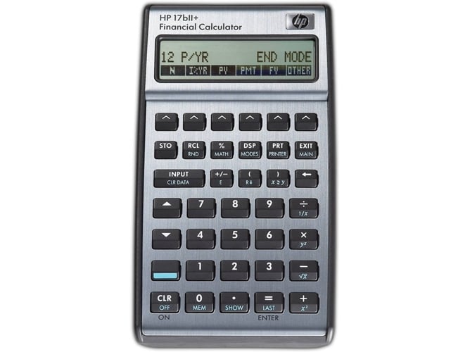 Calculadora Financiera HP 17bII+ Negro (22 dígitos)