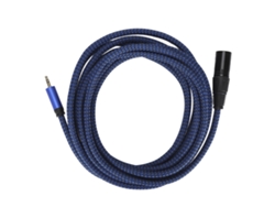 Cable De Señal De Micrófono Balanceado Xlr Macho A Jack De 3,5 Mm, 24awg, 4 M, Jd6046