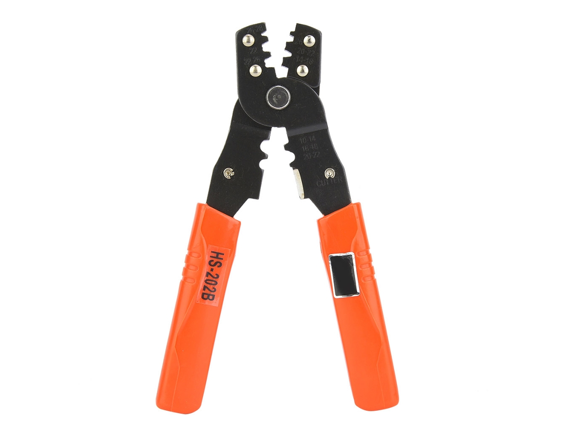 Herramienta De Crimpado Manual Hs-202b De Acero Al Carbono De Alta Calidad Con Función De Corte Portátil.