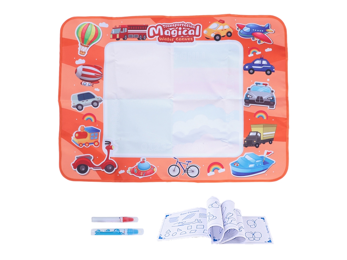 Ats-lienzo De Agua Para Niños Grandes Reutilizable Lavable Para Aprendizaje Temprano En Casa Y Exterior