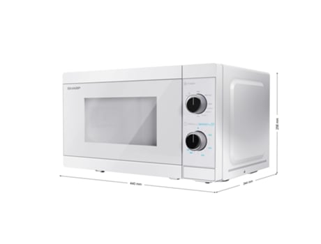 Sharp Yc-Mg01E-C Microondas Contador Microondas Grill 20 L 800 W Blanco