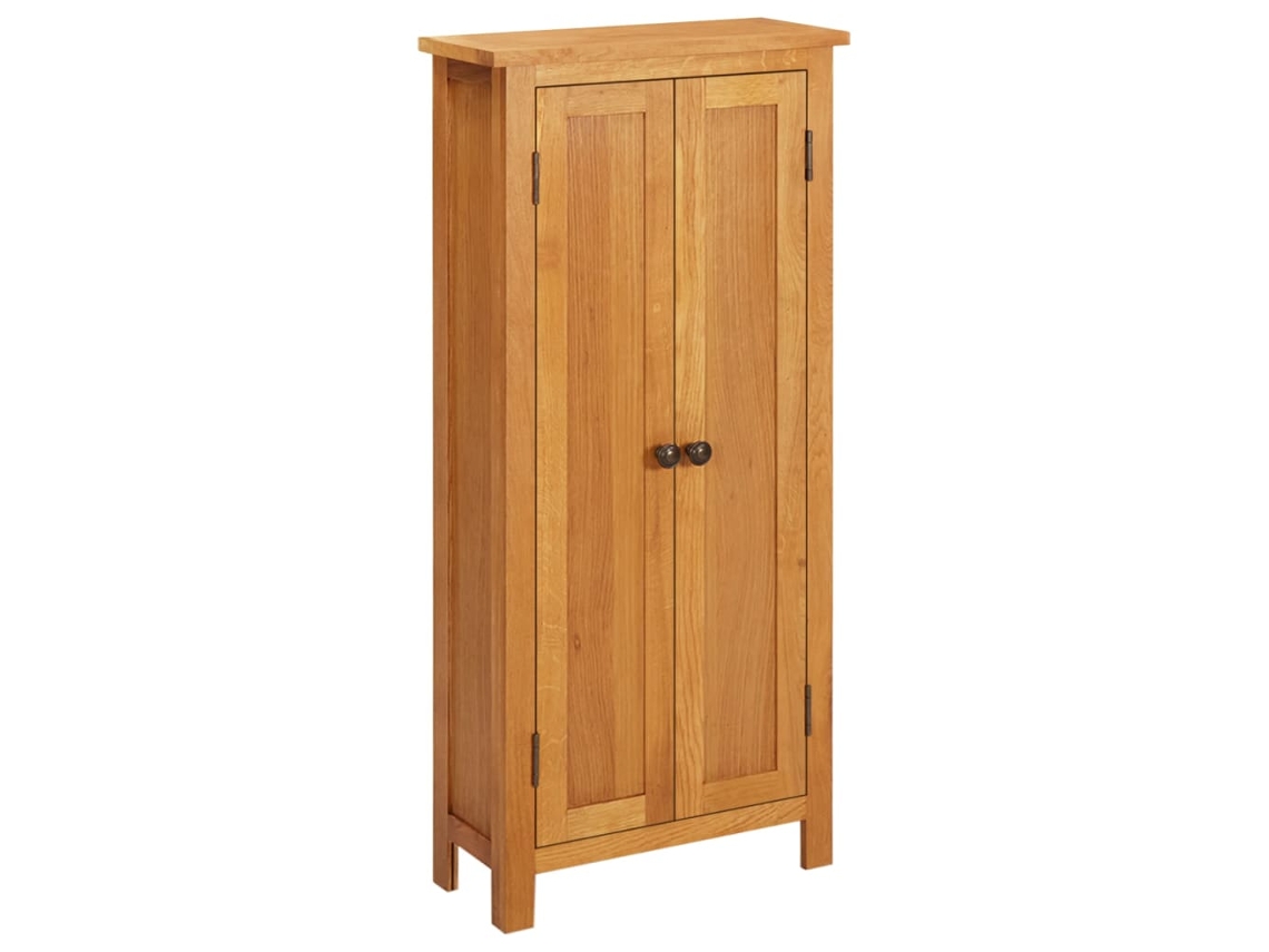 Maison Exclusive - Armario De Almacenaje De Madera De Roble Maciza 50x22x110 Cm