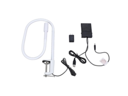 Lámpara LED para pestañas con cuello de cisne, luz LED UV flexible, sistema de extensión de pestañas para el hogar GOKOCO