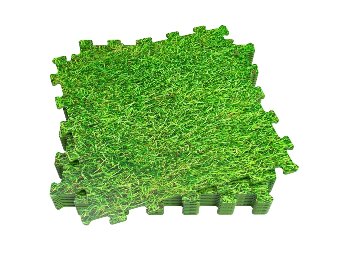 Alfombra AKTIVE (Verde - Goma - 50x50x0.4 cm)
