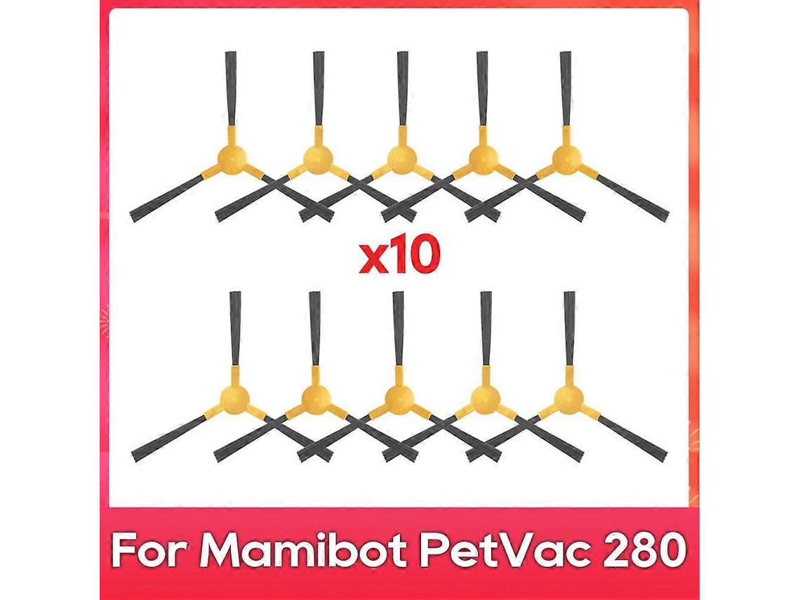 For X40 Ultra / X40 Pro Rubber Robot Vacuum Replacement Parts Main Side Or Shearing Brush Mop Dust