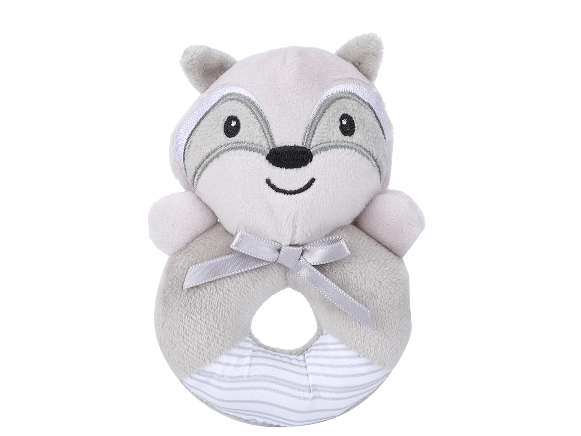 Sino De Mão Chocalho Pelúcia Animal Cartoon Para Bebê 0-3 Anos Coelho Elefante Cão Rato