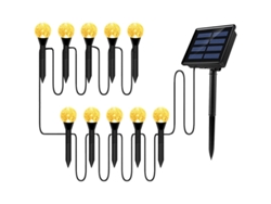 Juego De Luces Solares Con Forma De Burbuja Para Decoración De Jardín.