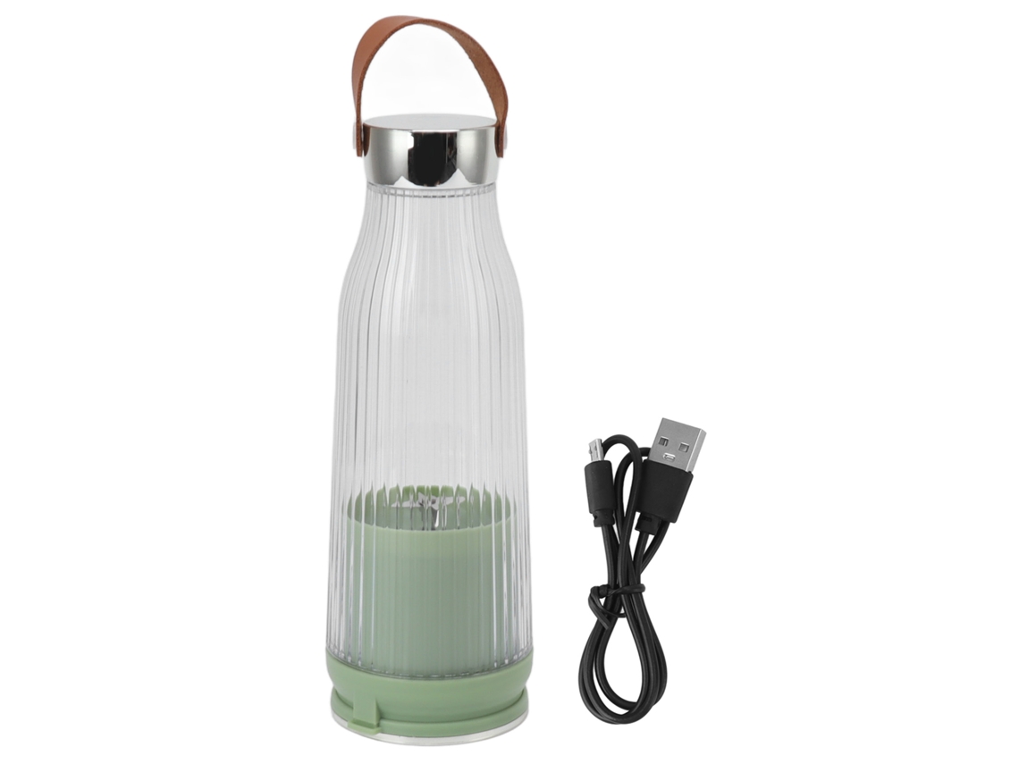 Licuadora Portátil De 380 Ml Con Cuchilla De Acero Inoxidable, Batería De 1300 Mah Y Conexión Usb Para Viajes, Cocina, Oficina Y Uso Al Aire Libre.