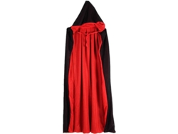 Capa de vampiro reversible con cuello alto o gorro para disfraces de Halloween, fiestas y cosplay.