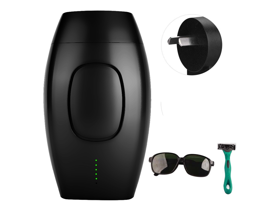 Máquina Ipl De Depilación Sin Dolor Para Cuerpo Y Zonas Privadas Depilador Permanente (negro)