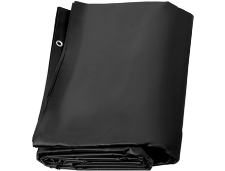 VEVOR Cubierta de Seguridad para Piscinas 3,5 x 5 m, Material de PVC Negro