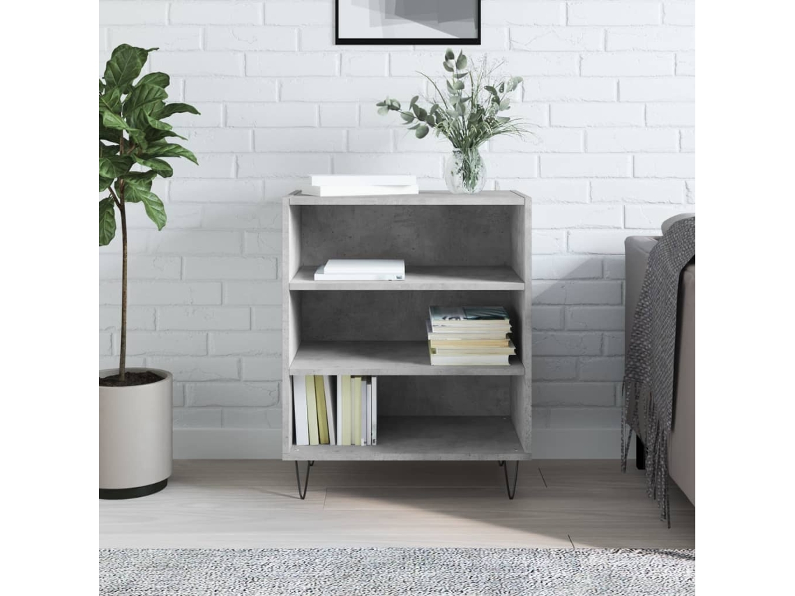 Lovely Home Aparador 57X35X70 Cm Derivados de Madera Gris Cemento