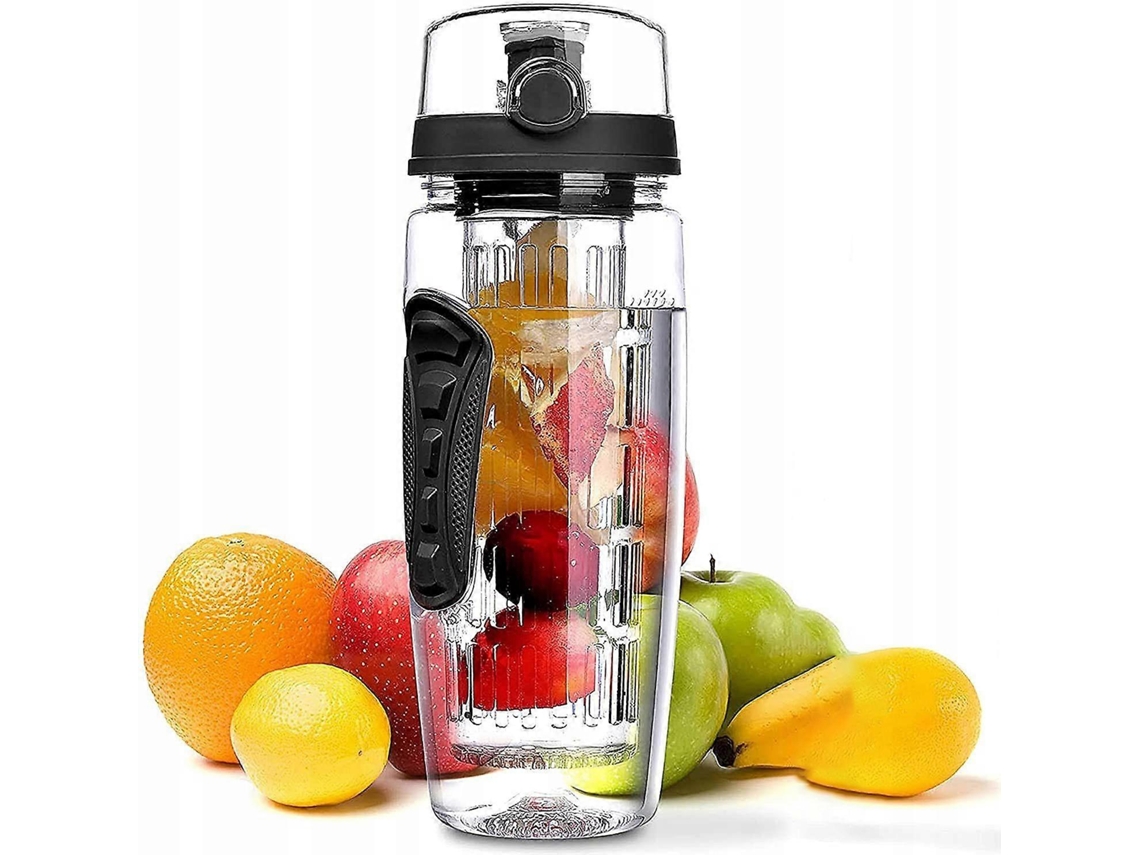 Botella Deportiva, Taza, Botella De Agua, Infusor, Negro Rosewell
