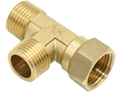 Adaptador De Latón 1/2 Pulgada Macho Y Hembra Para Conexión Latón
