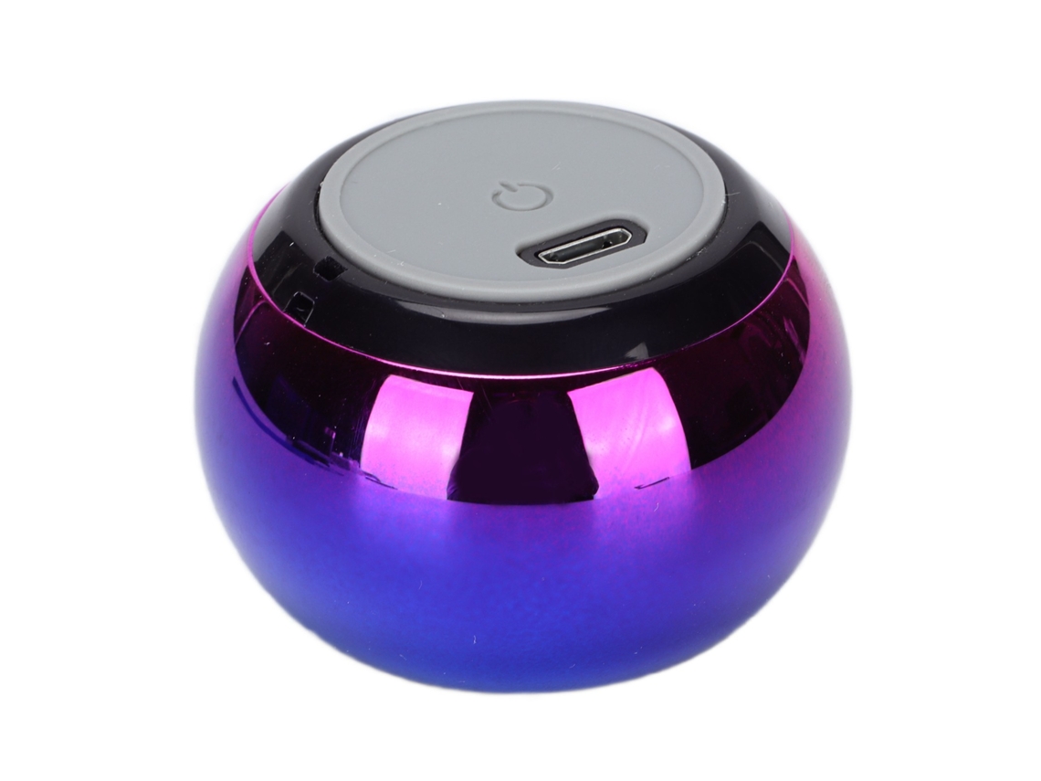Altavoz Bluetooth Inalámbrico Mini Electroplateado Color Gradiente M3 Cañón De Acero Pequeño