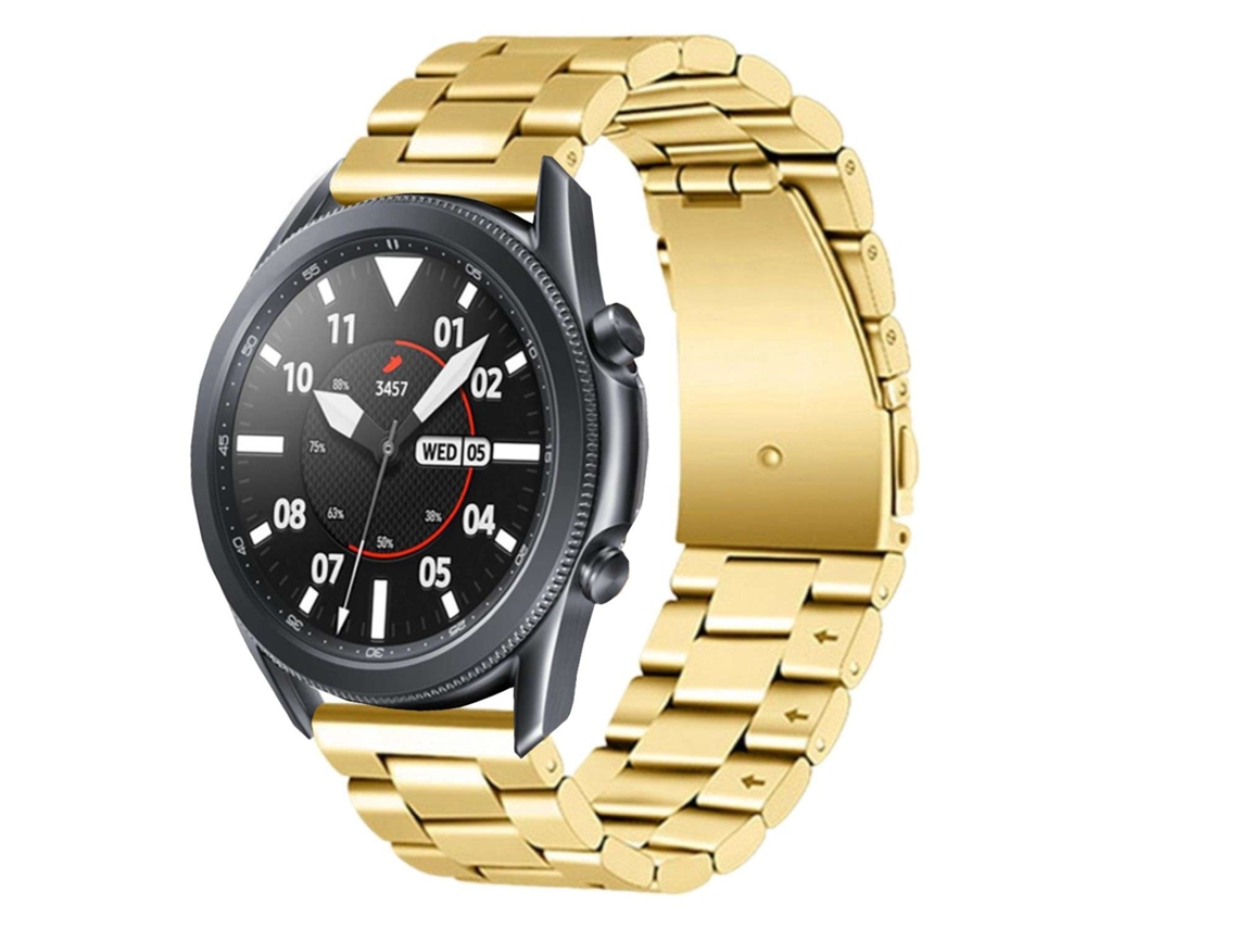 Correa Acero Inoxidável Adaptable Gold para Samsung Galaxy Watch 4 Classic 46Mm