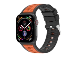 Correa para Apple Watch de 42/41/40/38 mm - Silicona con rayas verticales bicolor