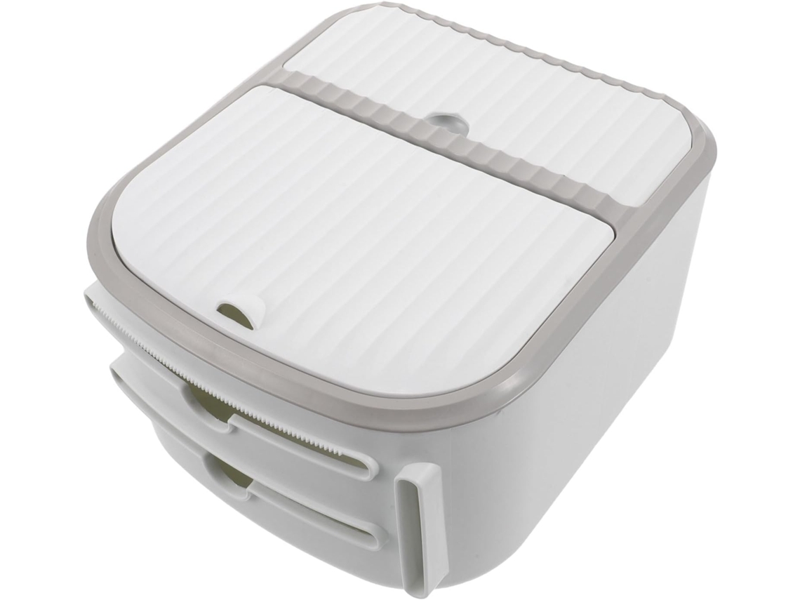 Caja De Pañuelos Impermeable Para Montaje En Pared Con Soporte Doble Adhesivo Para Papel Higiénico, No Requiere Perforación, Para Baño
