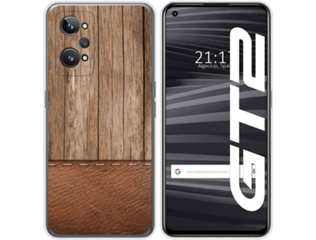Carcasa para Realme GT 2 5G TUMUNDOSMARTPHONE Dibujos Madera 09 Multicolor