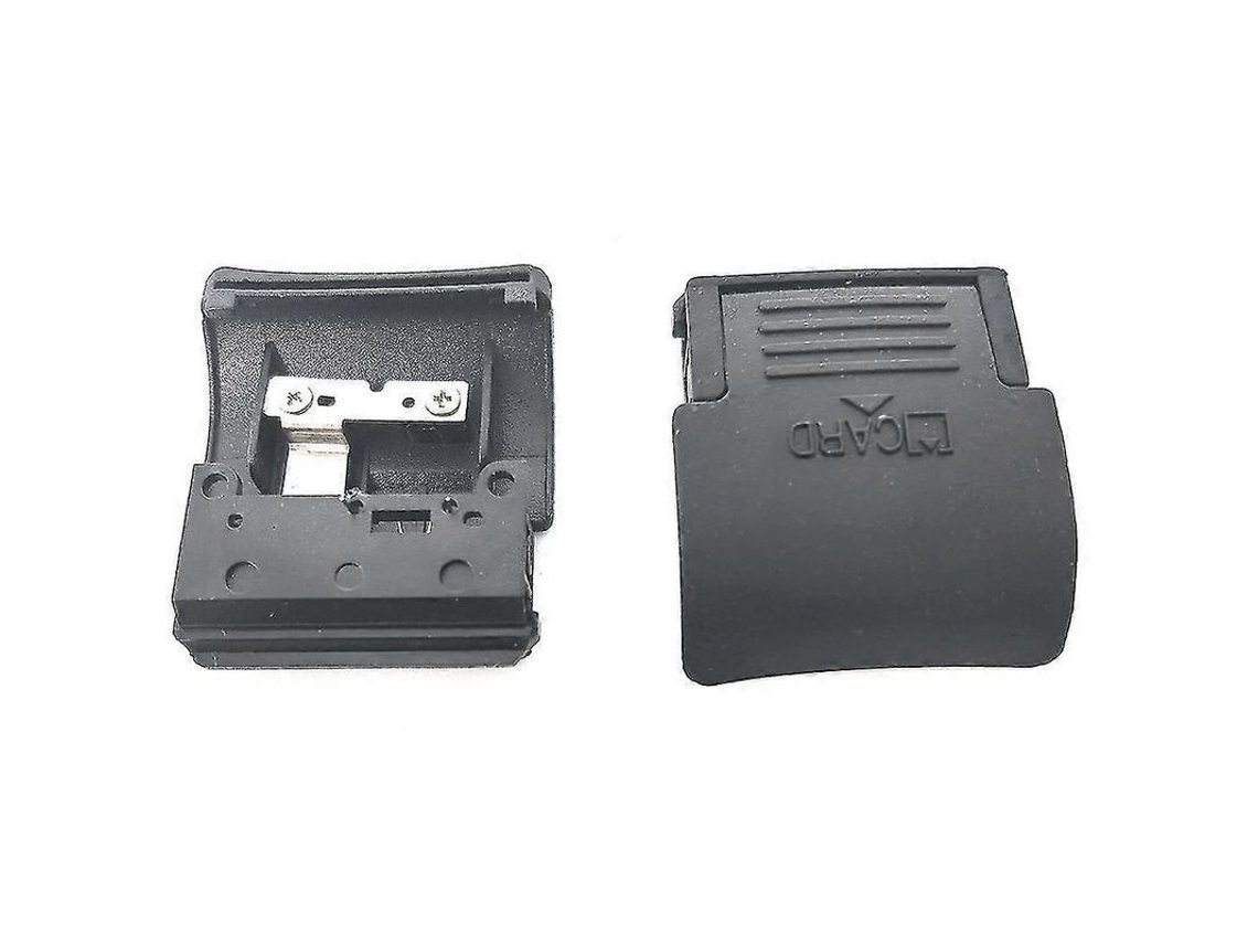 Tapa Negra Para Tarjeta De Memoria Sd Para Cámaras D40 Y D60 Con Metal Y Resorte - Pieza De Repuesto Nueva