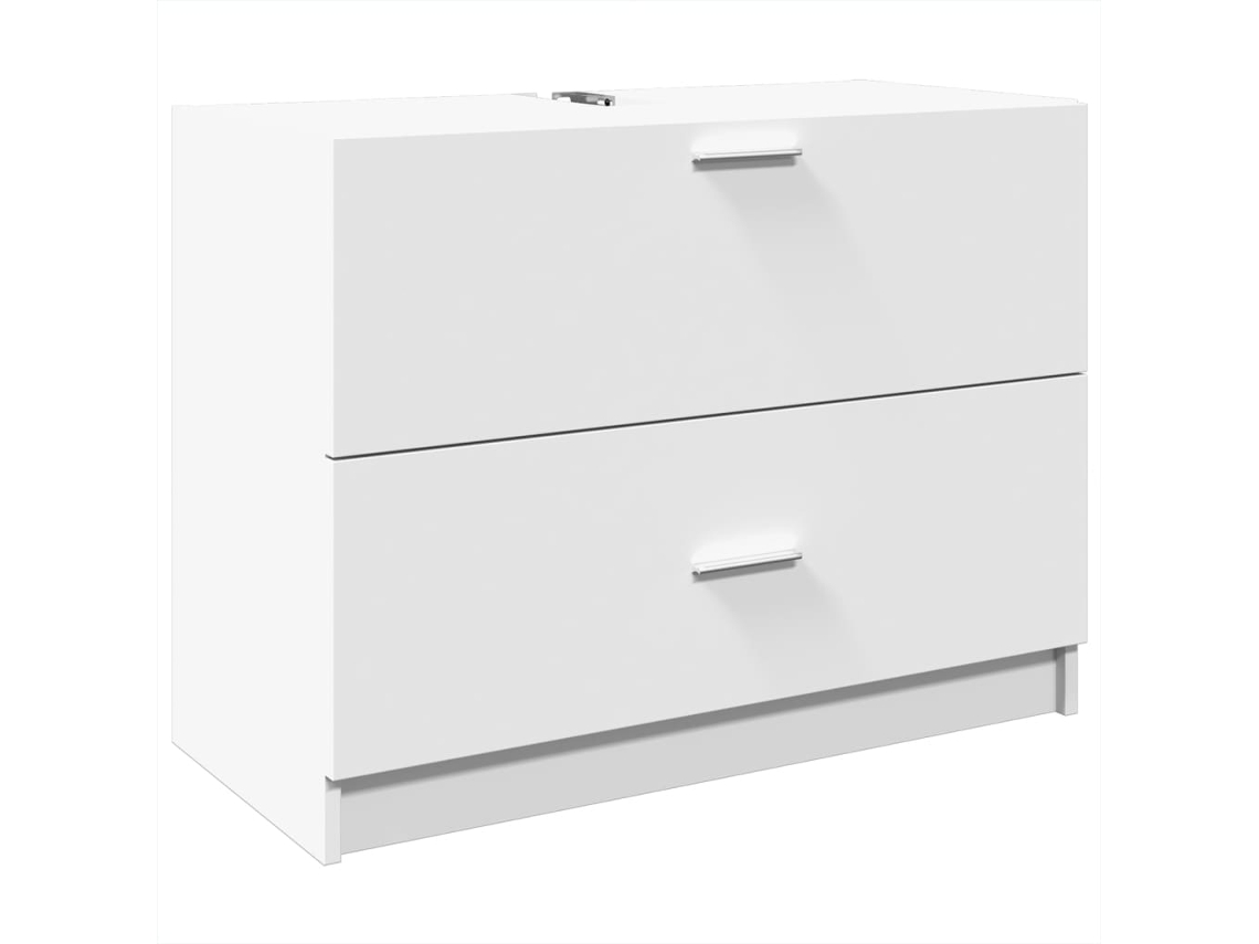 Maison Exclusive - Armario De Lavabo Madera De Ingeniería Blanco 78x37x59 Cm