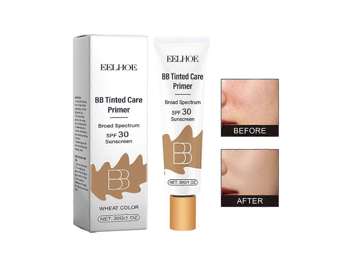 Hidratante Colorido Bb Blur Fps30 Protetor Solar Primer De Longa Duração Leve E Transparente Para Mulheres