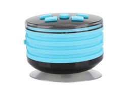Altavoz Bluetooth portátil Yunzii IPX7 con subwoofer, radio FM, luz de respiración y ventosa