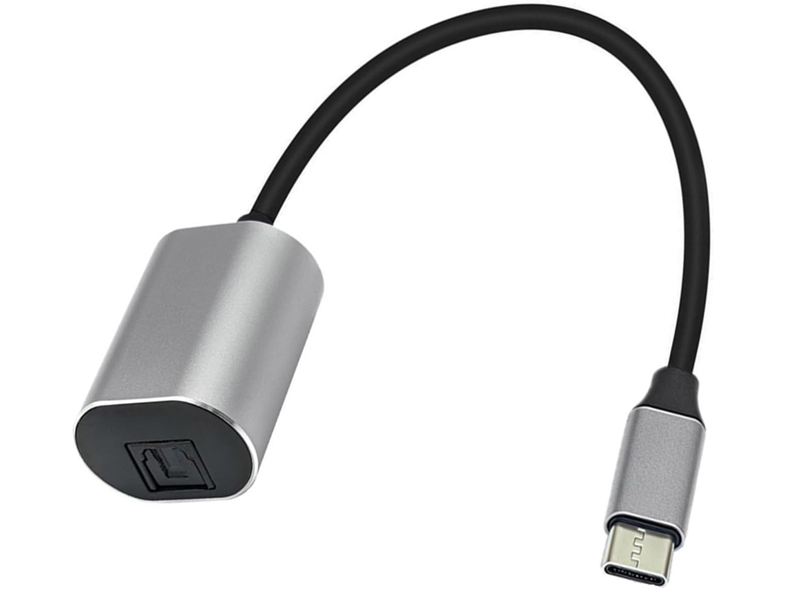 Adaptador De Cable Convertidor De Audio De Fibra Óptica Usb C A Spdif Hembra