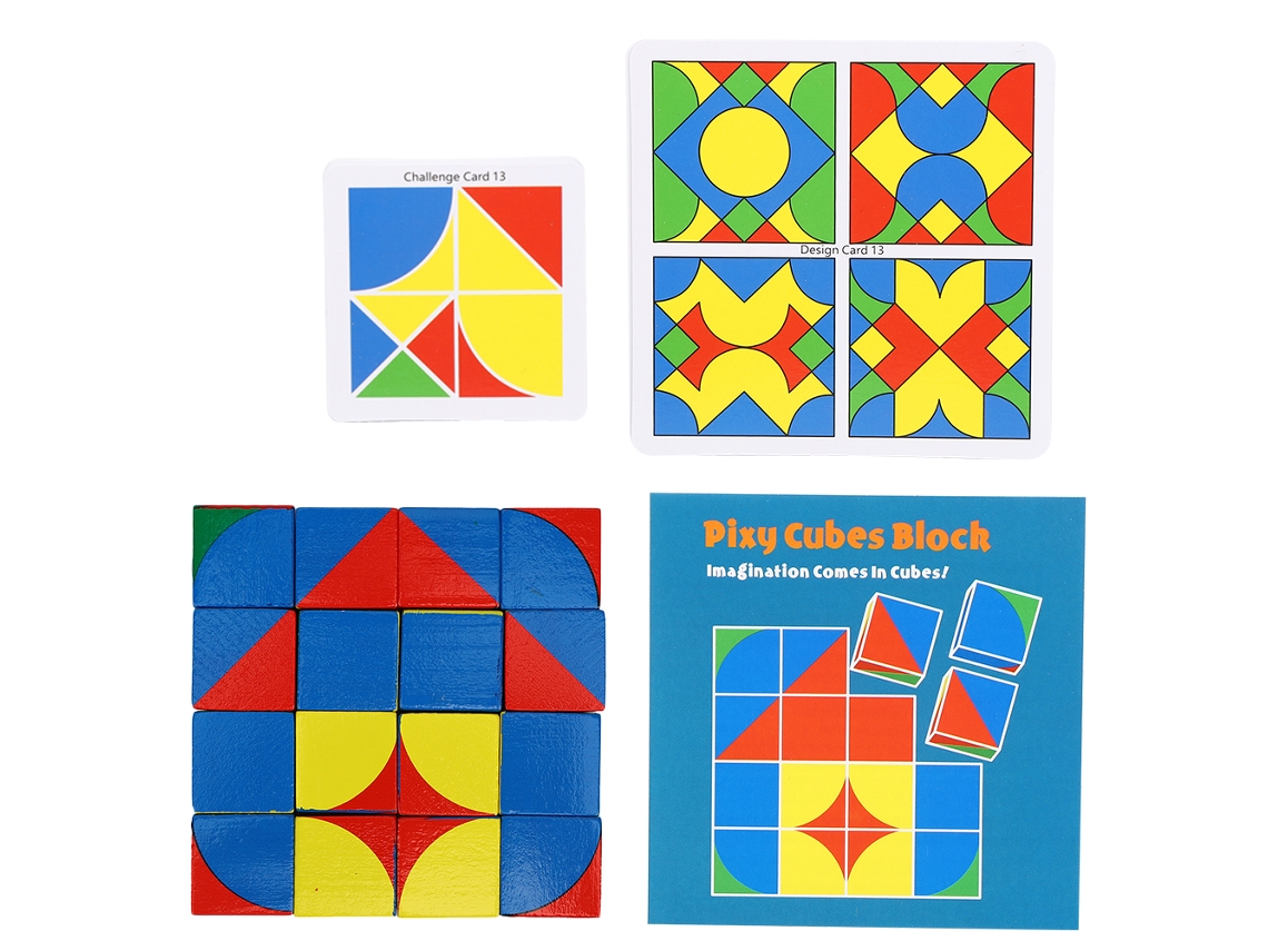 Dan26-juguete De Bloques De Madera Para Niños Juego Educativo De Construcción Con Pensamiento Espacial