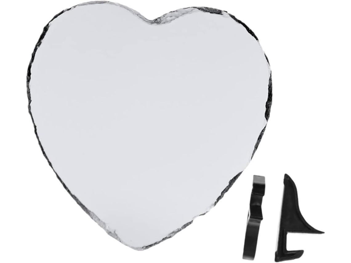 Marco Fotos Pizarra Forma Corazón 20x20x0 9 Portafotos Creativo Personalizable Decoración Única Hogar Regalo