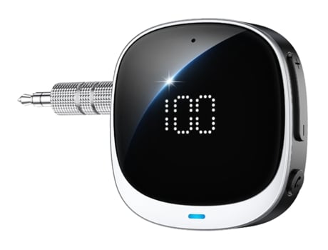 Cargador de Coche Usb C Mechero Adaptador Usb C Doble Qc 3.0 36W Pd Cargador de Coche Usb Usb C con Voltímetro Led Carga Rápida Gris CHRONUS