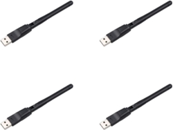 4 Tarjetas Sin Rt5370 Adaptador Wifi Usb Portátil 2.4g 150 Mbps Antena Receptor Para Pc Y