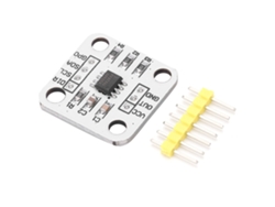 Módulo sensor de ángulo por inducción magnética de alta precisión de 12 bits AS5600, placa de medición blanca