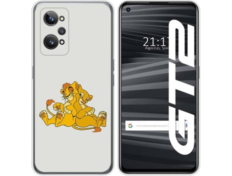 Carcasa para Realme GT 2 5G TUMUNDOSMARTPHONE Dibujos Leones Multicolor