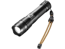 Linterna De Alta Luminosidad, 5 Modos De Iluminación, Recargable, Resistente Al Agua Ipx4, Potente Linterna Led Portátil De Aleación De Alum