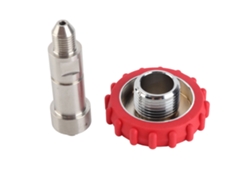 Adaptador De Llenado De Co2 Con Rosca G5/8 A Conexión 7/16-20, Acero Inoxidable.