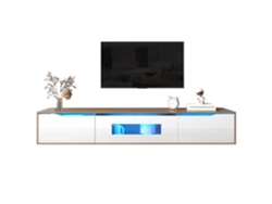 Estante Led Blanco Con Iluminación Que Cambia De Color