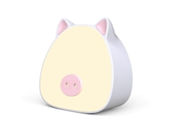 Mini luz nocturna, lámpara bonita de cerdo con Sensor táctil, recargable, que cambia de Color, habitación infantil PAK55