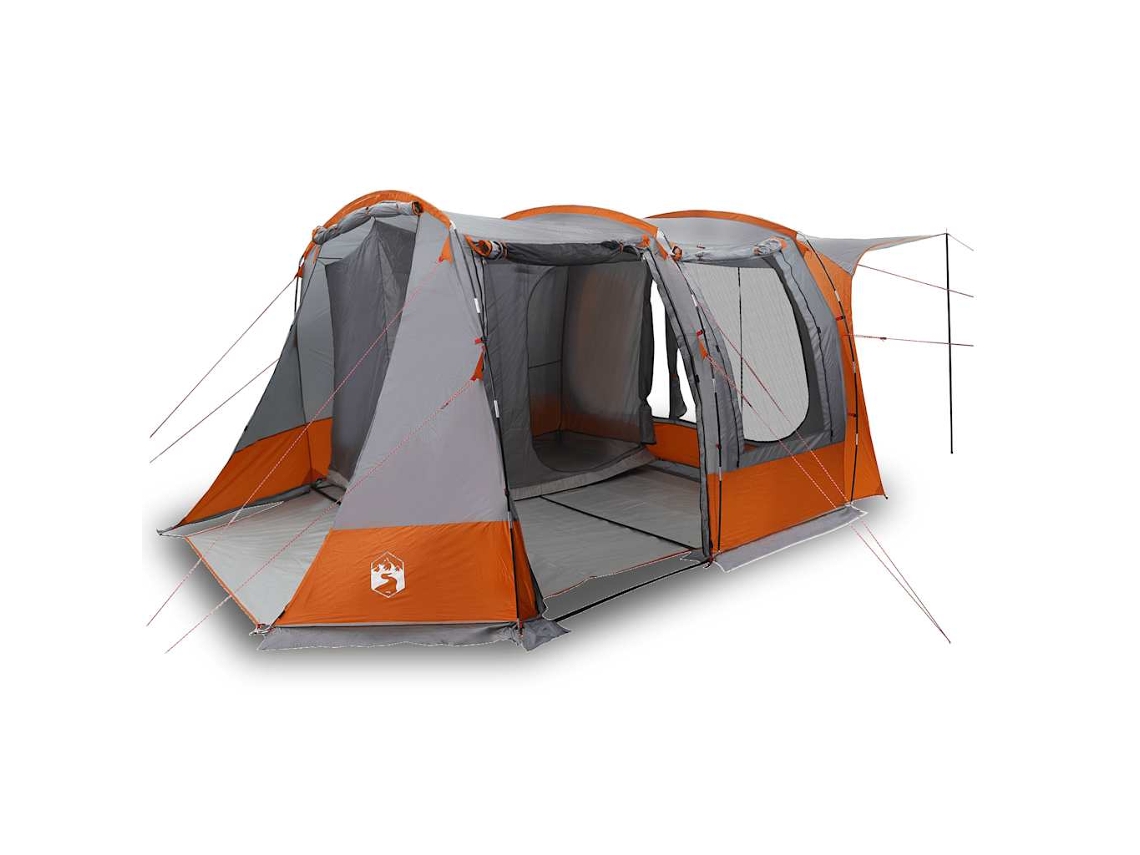 Tienda de campaña para coche impermeable VIDAXL gris y naranja