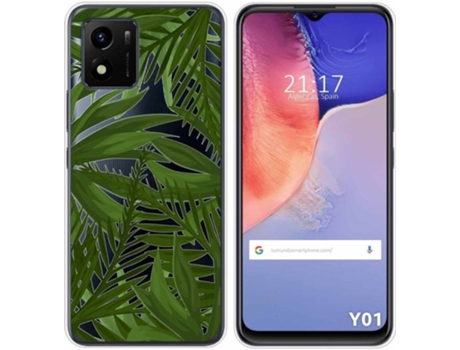 Carcasa Vivo Y01 TUMUNDOSMARTPHONE Dibujos Transparente Jungla Multicolor