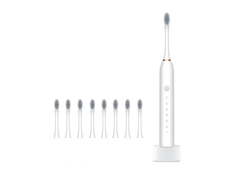 Cepillo de dientes eléctrico HHZ Cabezales de cepillo recargables ultrasónicos Base8