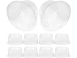 Soportes Plástico Interiores Forma Sombrero Paquete 10 56 58 Almacenamiento Práctico Gorras Béisbol Doméstico