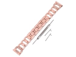 Reemplazar La Correa Del Reloj Con Decoración De Diamantes Compatible Con Fitbit