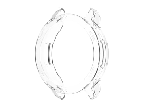 Xiaomi Watch S1 Active / Watch Color 2 Caja de reloj de medio paquete de TPU (blanco transparente)