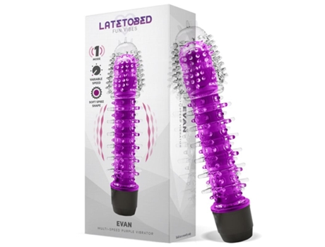 Vibrador Multi Velocidad Púrpura LATETOBED