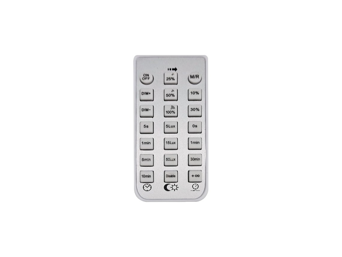 Mando A Distancia Para Microondas Y Sensor De Presencia Crepuscular Para Ufo 100w Y 150w Alcapower