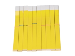 1000 Pulseiras Descartáveis À Prova de Água Resistente a Rasgos para Eventos Amarelo